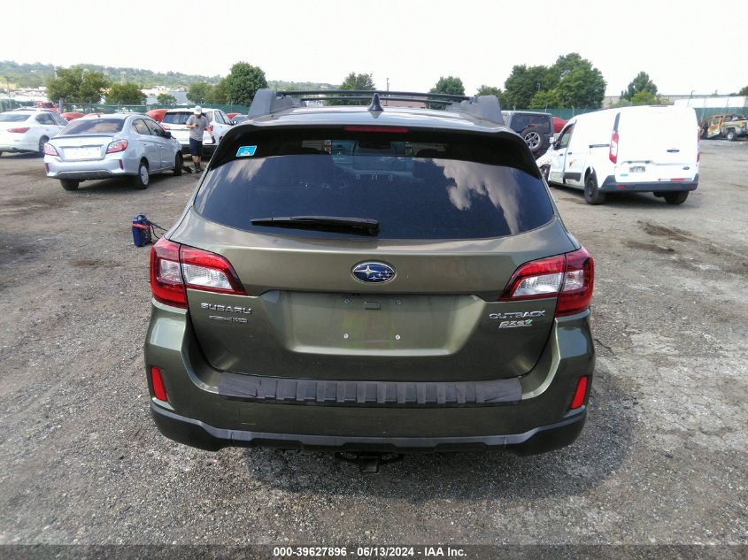 2016 Subaru Outback 2.5I Limited VIN: 4S4BSALC6G3268196 Lot: 39627896