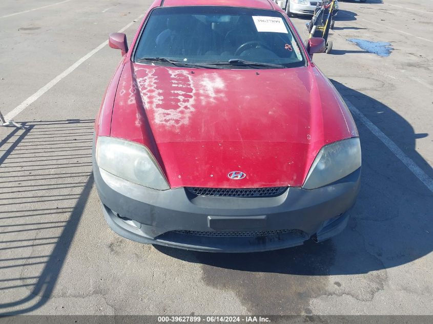 2006 Hyundai Tiburon Gt/Gt Limited/Se VIN: KMHHN65F56U228996 Lot: 39627899