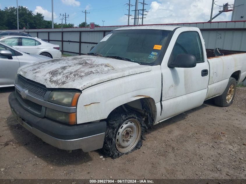 2003 Chevrolet Silverado 1500 Work Truck VIN: 1GCEC14X43Z253798 Lot: 39627904