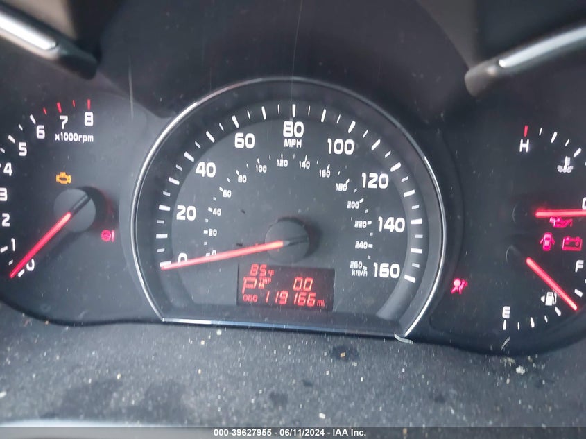 2015 Kia Sorento Lx VIN: 5XYKT3A60FG604848 Lot: 39627955