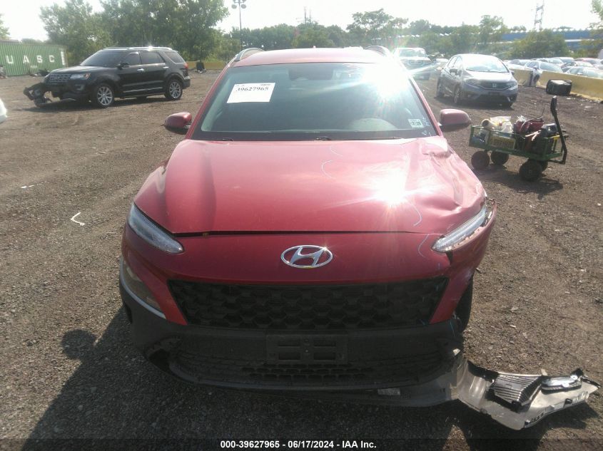 2022 Hyundai Kona Sel VIN: KM8K6CAB7NU762732 Lot: 39627965