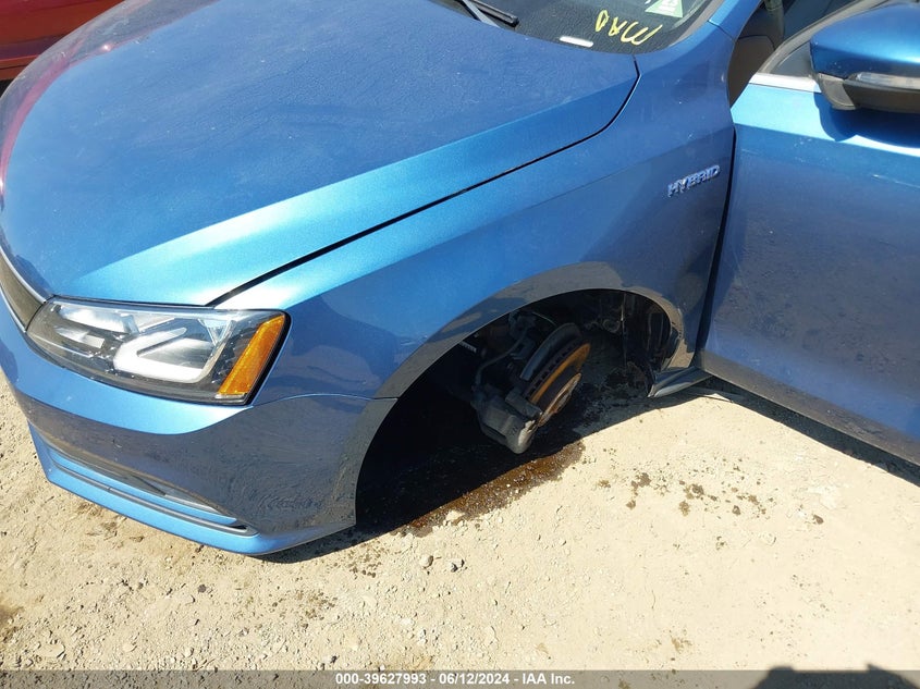 2015 Volkswagen Jetta Hybrid Sel Premium VIN: 3VW637AJ0FM327468 Lot: 39627993