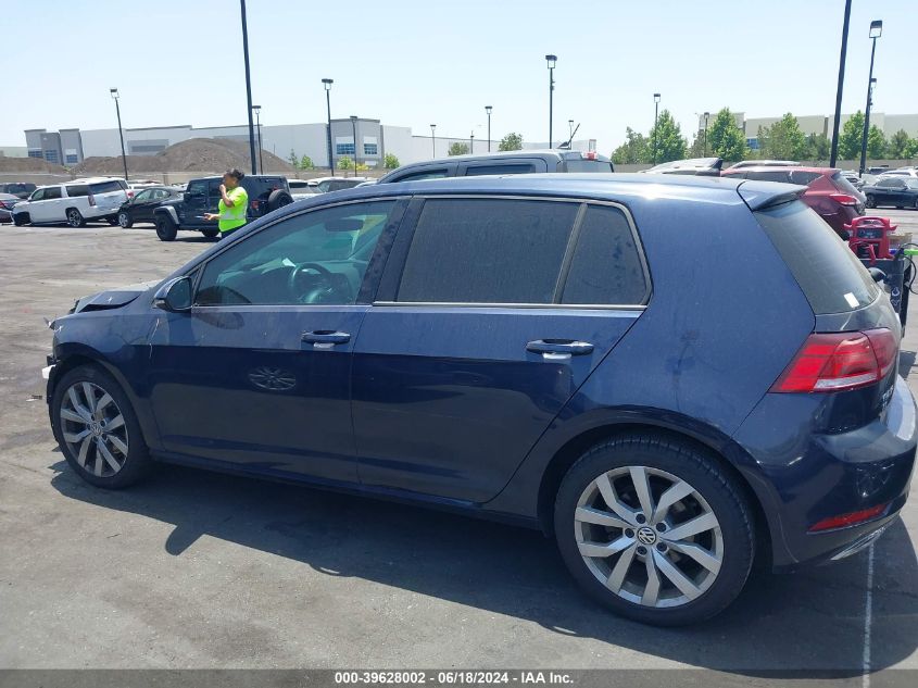 2019 Volkswagen Golf 1.4T S/1.4T Se VIN: 3VWW57AU7KM029837 Lot: 39628002