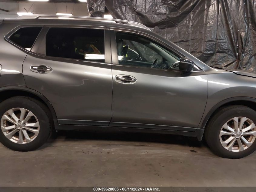 2015 Nissan Rogue Sv VIN: KNMAT2MV6FP579637 Lot: 39628005