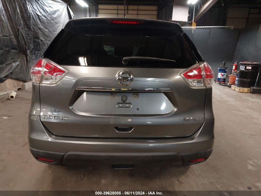 2015 Nissan Rogue Sv VIN: KNMAT2MV6FP579637 Lot: 39628005