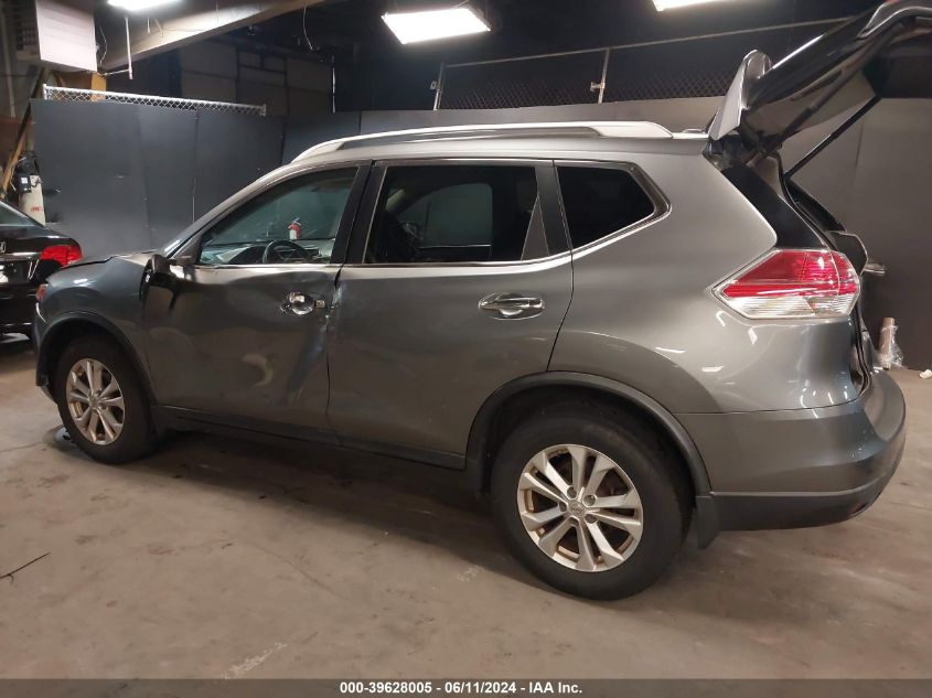 2015 Nissan Rogue Sv VIN: KNMAT2MV6FP579637 Lot: 39628005