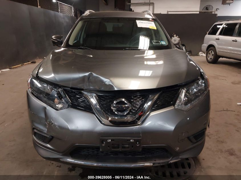 2015 Nissan Rogue Sv VIN: KNMAT2MV6FP579637 Lot: 39628005