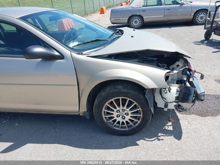 2004 Chrysler Sebring VIN: 1C3EL46X74N327775 Lot: 39628015