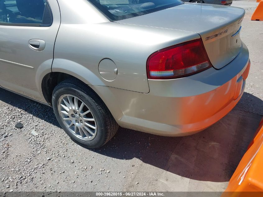 2004 Chrysler Sebring VIN: 1C3EL46X74N327775 Lot: 39628015