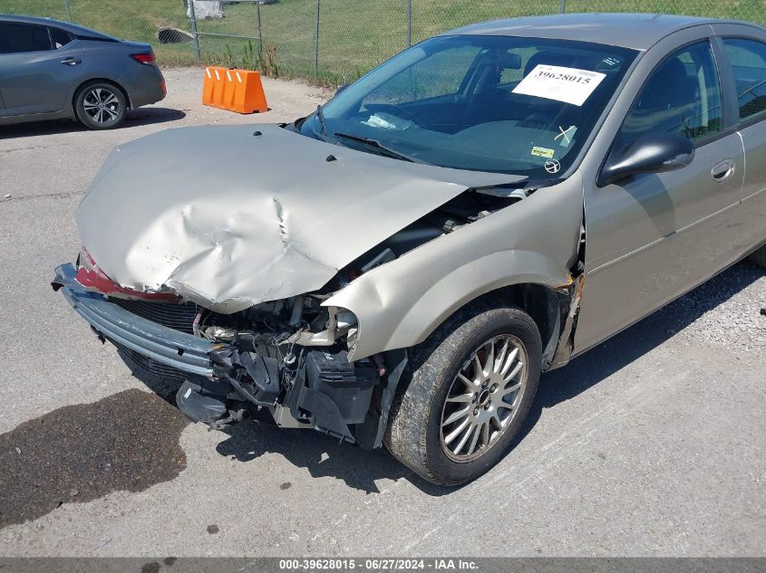 2004 Chrysler Sebring VIN: 1C3EL46X74N327775 Lot: 39628015