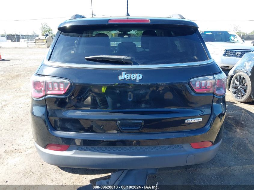 2018 Jeep Compass Latitude Fwd VIN: 3C4NJCBB7JT186806 Lot: 39628018