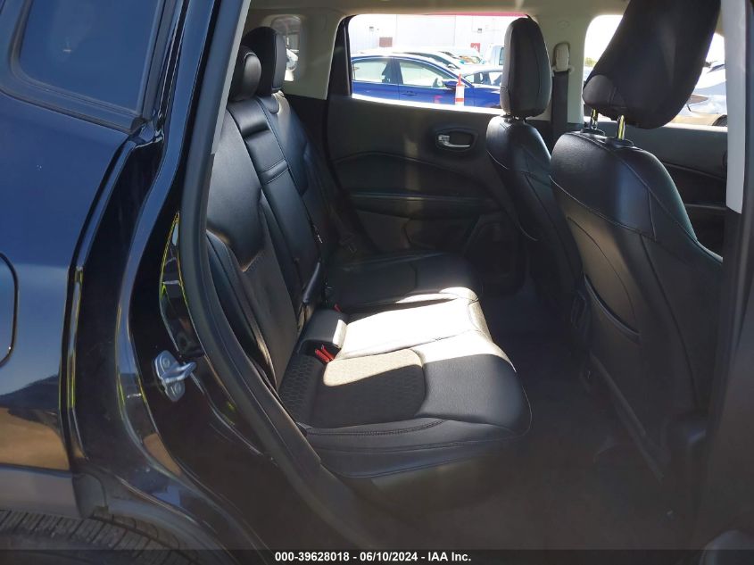 2018 Jeep Compass Latitude Fwd VIN: 3C4NJCBB7JT186806 Lot: 39628018