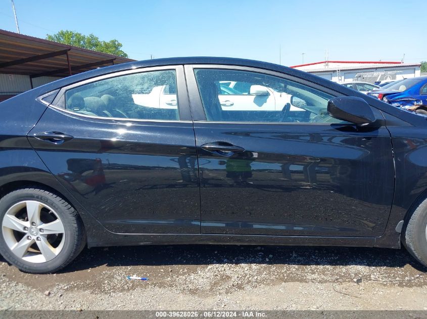 2013 Hyundai Elantra Gls VIN: 5NPDH4AE6DH190519 Lot: 39628026