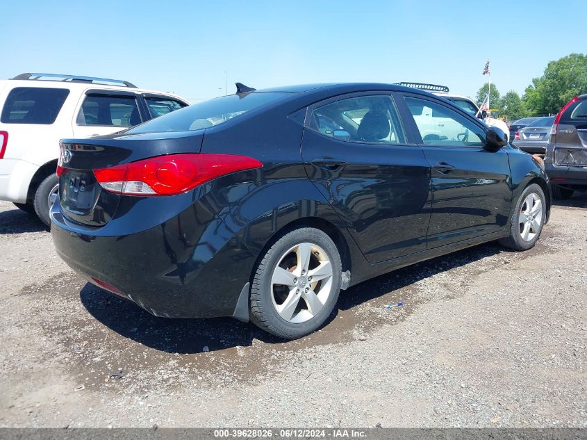 2013 Hyundai Elantra Gls VIN: 5NPDH4AE6DH190519 Lot: 39628026