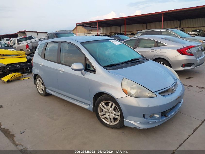 JHMGD38698S019254 2008 Honda Fit Sport