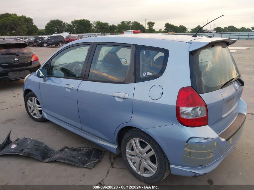 JHMGD38698S019254 2008 Honda Fit Sport