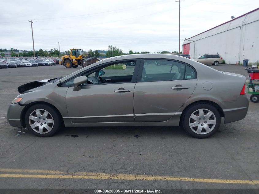 2008 Honda Civic Lx VIN: 2HGFA16538H339960 Lot: 39628035