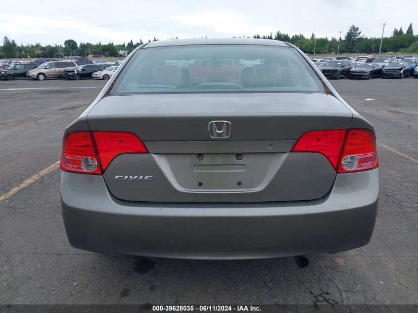 2008 Honda Civic Lx VIN: 2HGFA16538H339960 Lot: 39628035