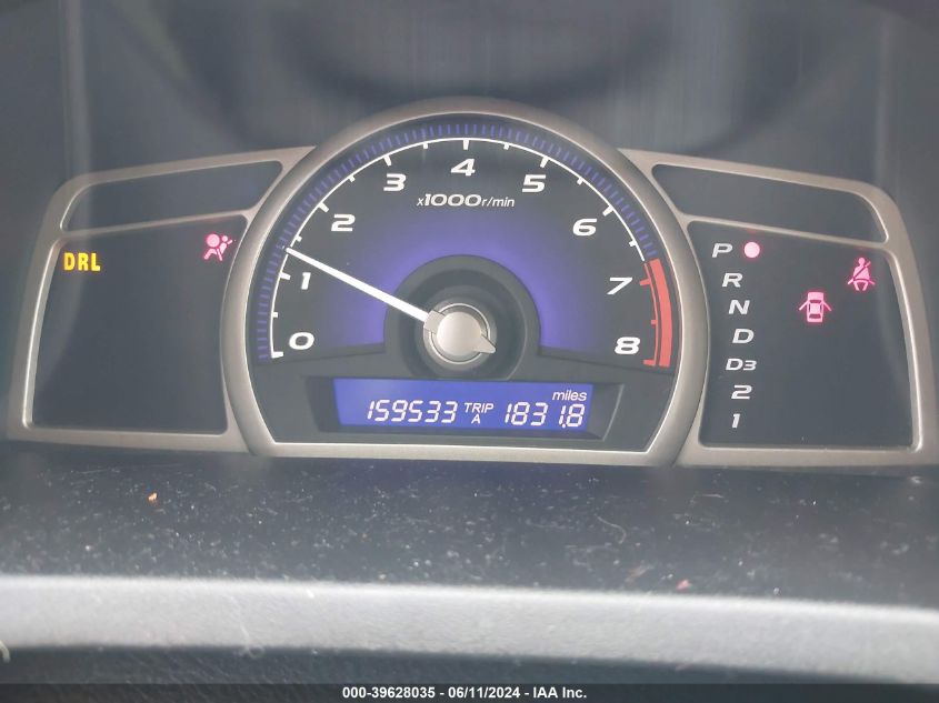 2008 Honda Civic Lx VIN: 2HGFA16538H339960 Lot: 39628035