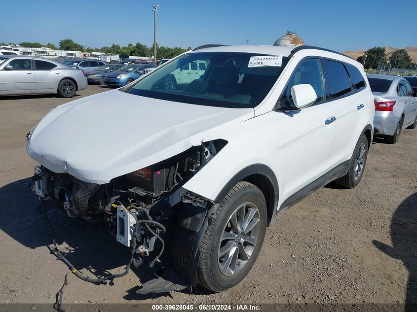 2017 Hyundai Santa Fe Se VIN: KM8SNDHFXHU173969 Lot: 39628045