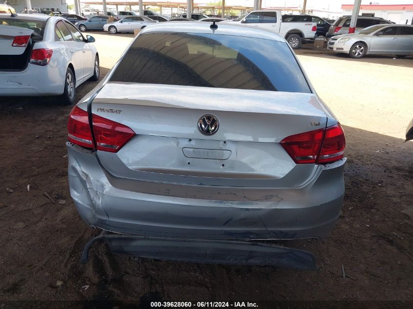 2015 Volkswagen Passat 1.8T Wolfsburg Edition VIN: 1VWAT7A37FC019212 Lot: 39628060