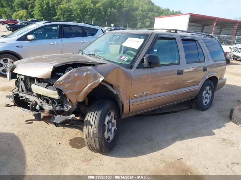 2004 Chevrolet Blazer Ls VIN: 1GNDT13X84K160801 Lot: 39628103