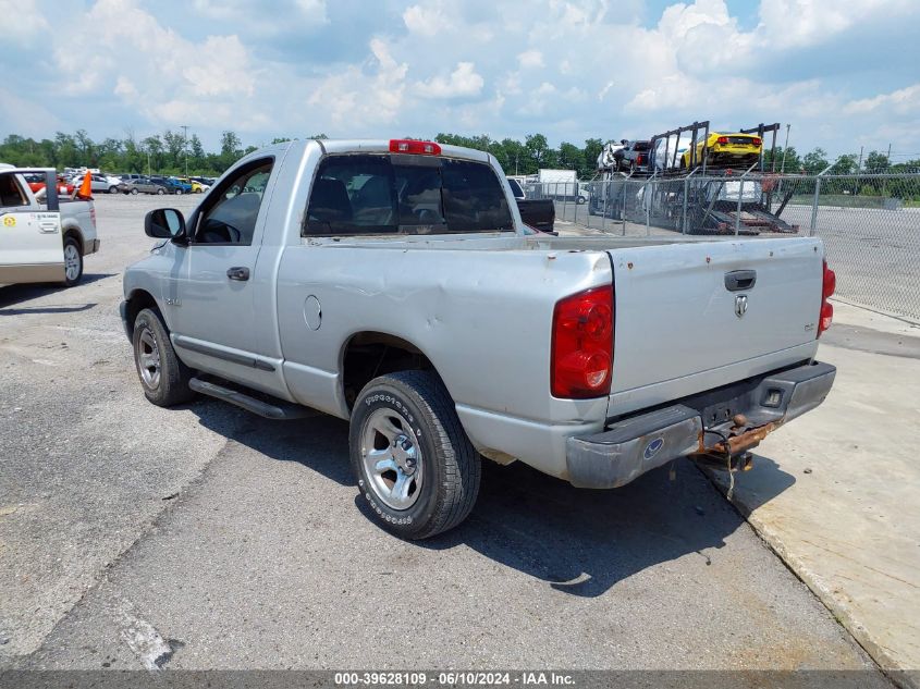 2008 Dodge Ram 1500 St/Sxt VIN: 1D7HA16K68J193104 Lot: 39628109