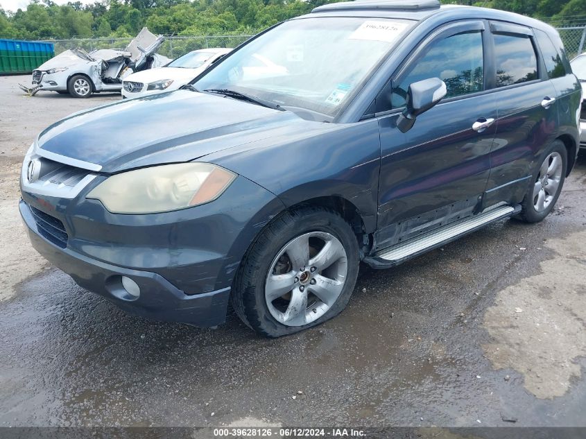 2007 Acura Rdx VIN: 5J8TB18517A000785 Lot: 39628126