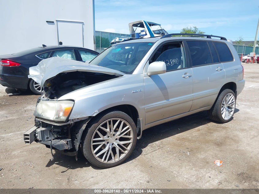 JTEDW21A860003431 2006 TOYOTA HIGHLANDER photo no. 2