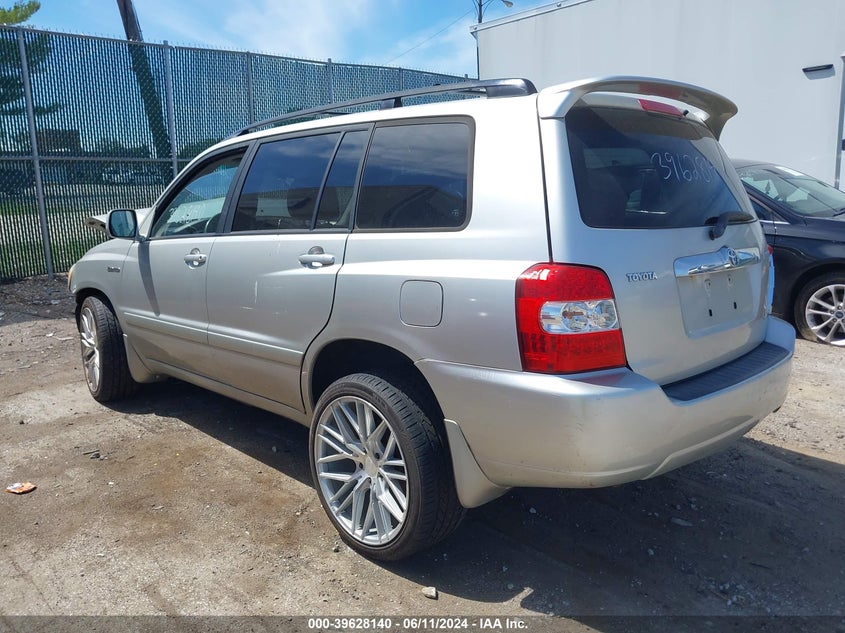 JTEDW21A860003431 2006 TOYOTA HIGHLANDER photo no. 3