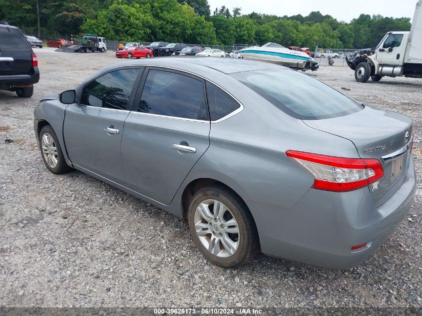 2013 Nissan Sentra Sv VIN: 3N1AB7AP6DL673454 Lot: 39628173