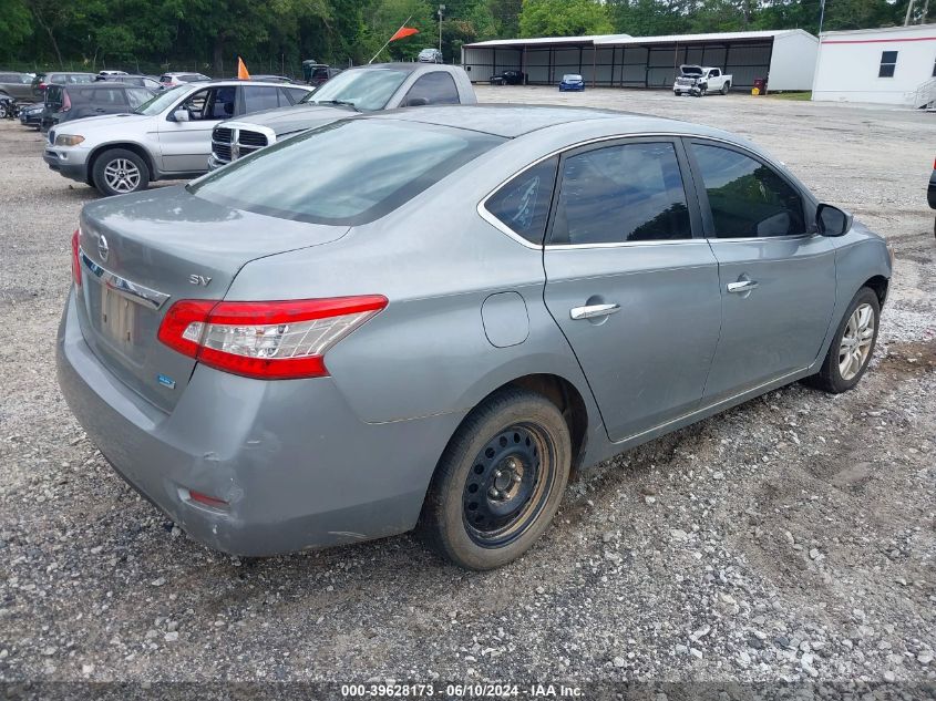 2013 Nissan Sentra Sv VIN: 3N1AB7AP6DL673454 Lot: 39628173