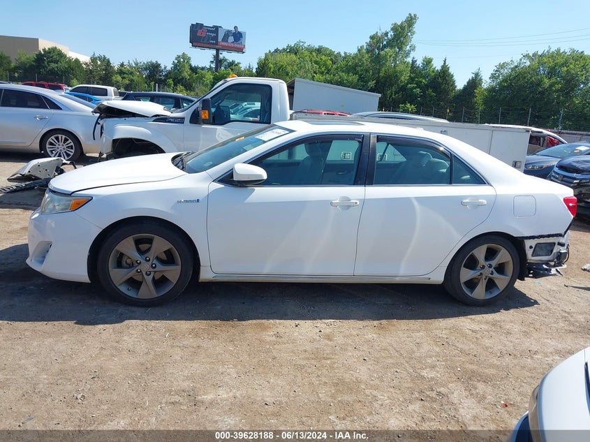 2014 Toyota Camry Hybrid Xle VIN: 4T1BD1FK8EU124704 Lot: 39628188