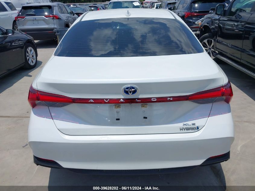 2021 Toyota Avalon Xle Hybrid VIN: 4T1JA1AB9MU002475 Lot: 39628202