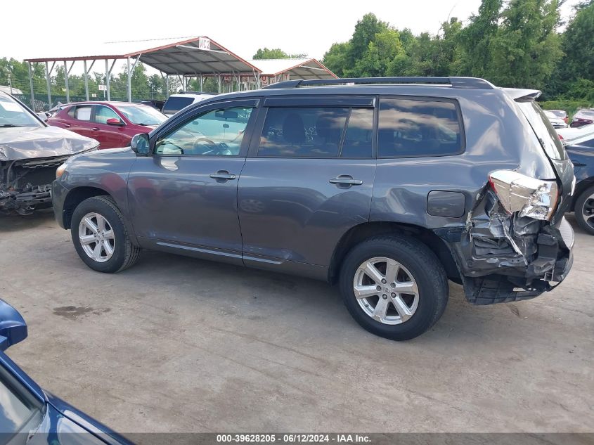 2010 Toyota Highlander Base V6 VIN: 5TDBK3EH3AS027792 Lot: 39628205