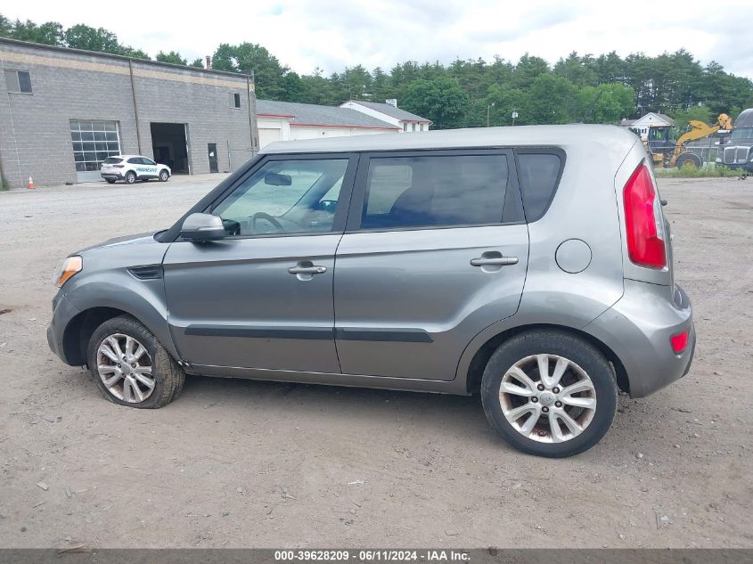 2012 Kia Soul + VIN: KNDJT2A62C7378780 Lot: 39628209