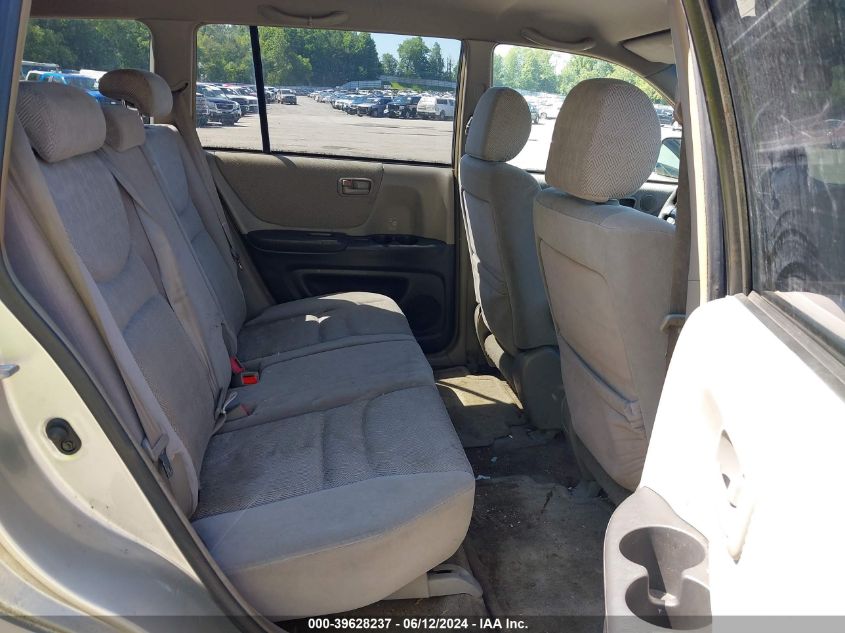 2001 Toyota Highlander V6 VIN: JTEHF21A210009946 Lot: 39628237