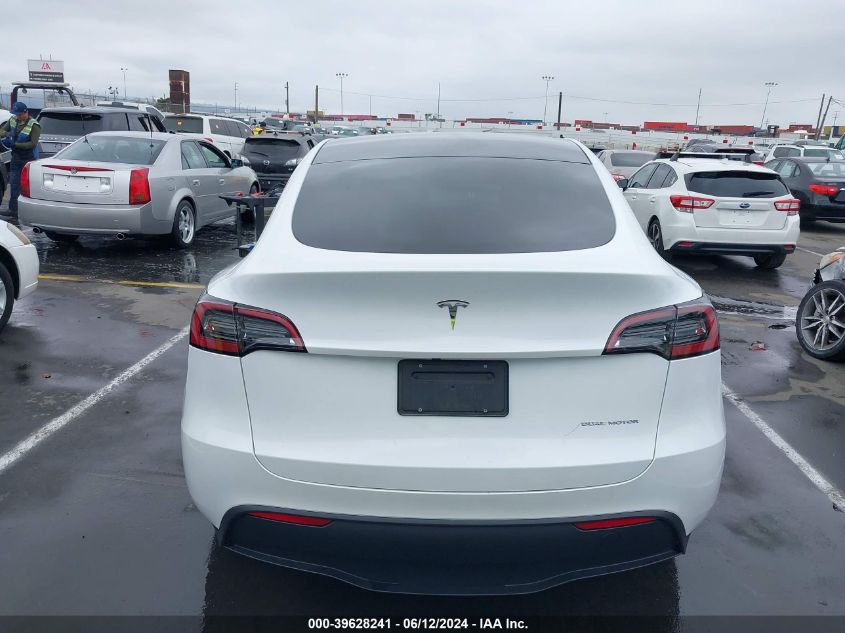 2023 Tesla Model Y Awd/Long Range Dual Motor All-Wheel Drive VIN: 7SAYGDEE8PA040686 Lot: 39628241