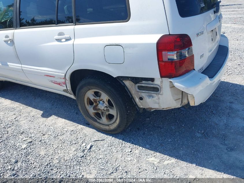 2007 Toyota Highlander V6 VIN: JTEDP21A370128190 Lot: 39628298