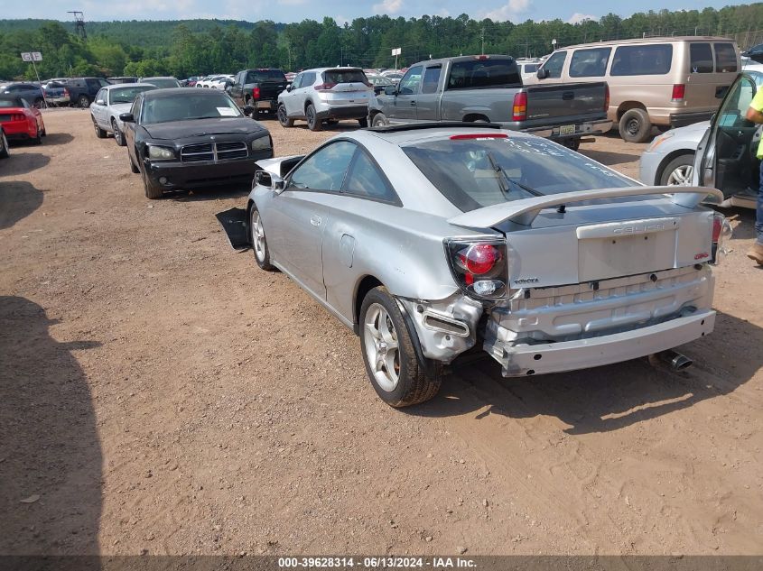 2000 Toyota Celica Gts VIN: JTDDY32TXY0015636 Lot: 39628314