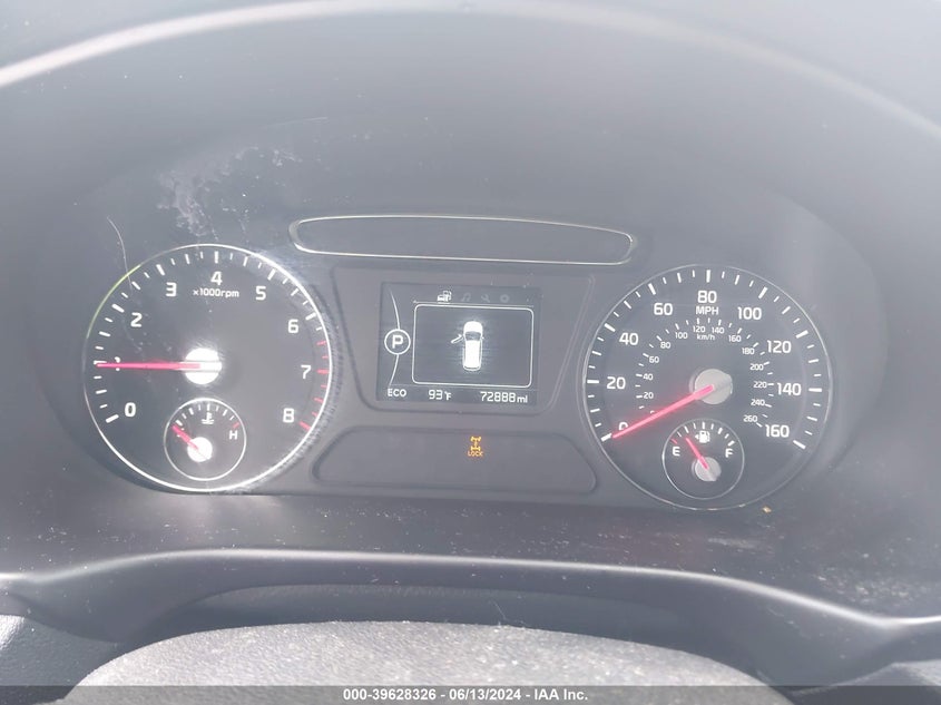 2017 Kia Sorento 2.4L Lx VIN: 5XYPGDA33HG327329 Lot: 39628326