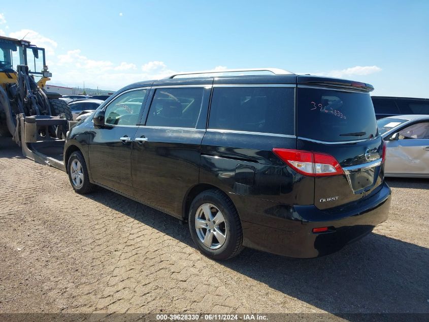 2016 Nissan Quest Platinum/S/Sl/Sv VIN: JN8AE2KP4G9155365 Lot: 39628330