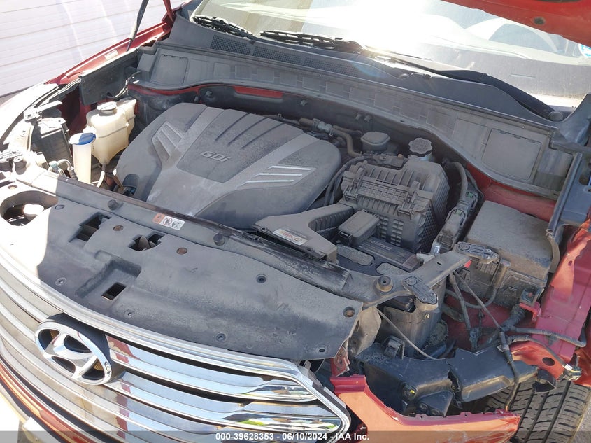 2016 Hyundai Santa Fe Se VIN: KM8SM4HF4GU133565 Lot: 39628353