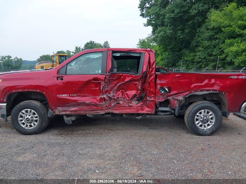 2022 Chevrolet Silverado 2500Hd 4Wd Standard Bed Lt VIN: 1GC4YNEY9NF360474 Lot: 39628356