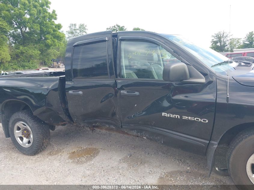 2004 Dodge Ram 2500 Slt/Laramie VIN: 3D7KA28D84G221345 Lot: 39628373