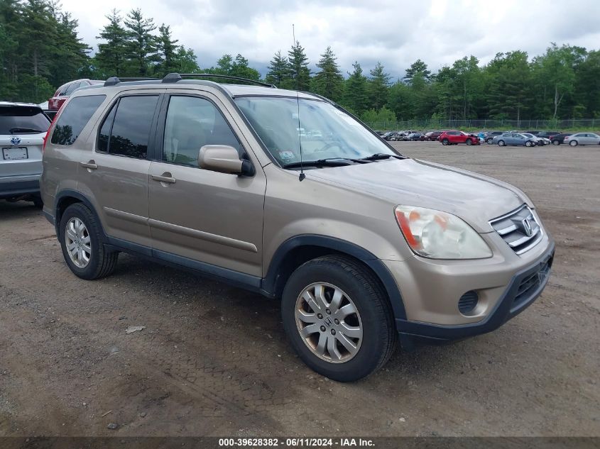 2006 Honda Cr-V Se VIN: SHSRD78916U446393 Lot: 39628382