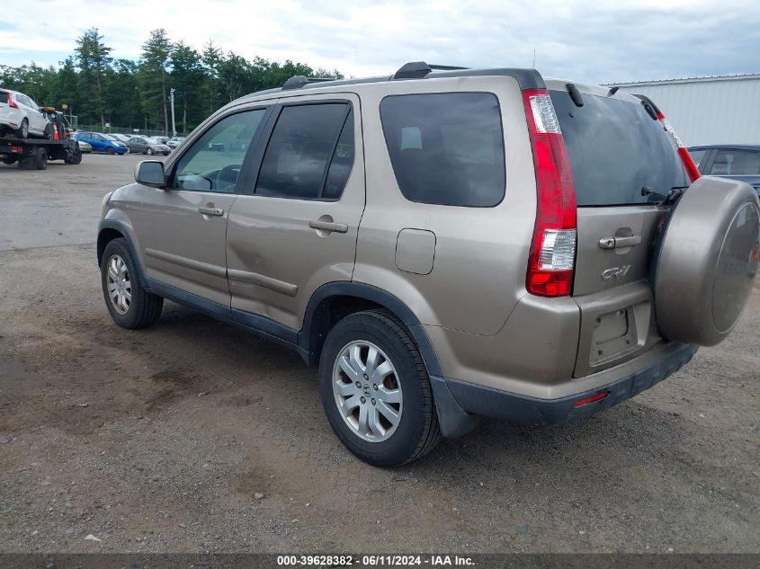 2006 Honda Cr-V Se VIN: SHSRD78916U446393 Lot: 39628382