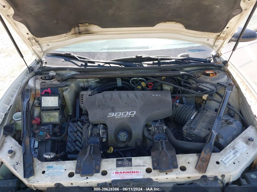 2001 Chevrolet Monte Carlo Ss VIN: 2G1WX15K519251764 Lot: 39628386