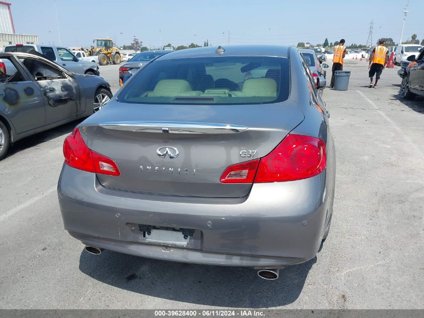 2010 Infiniti G37 Journey VIN: JN1CV6AP9AM406319 Lot: 39628400