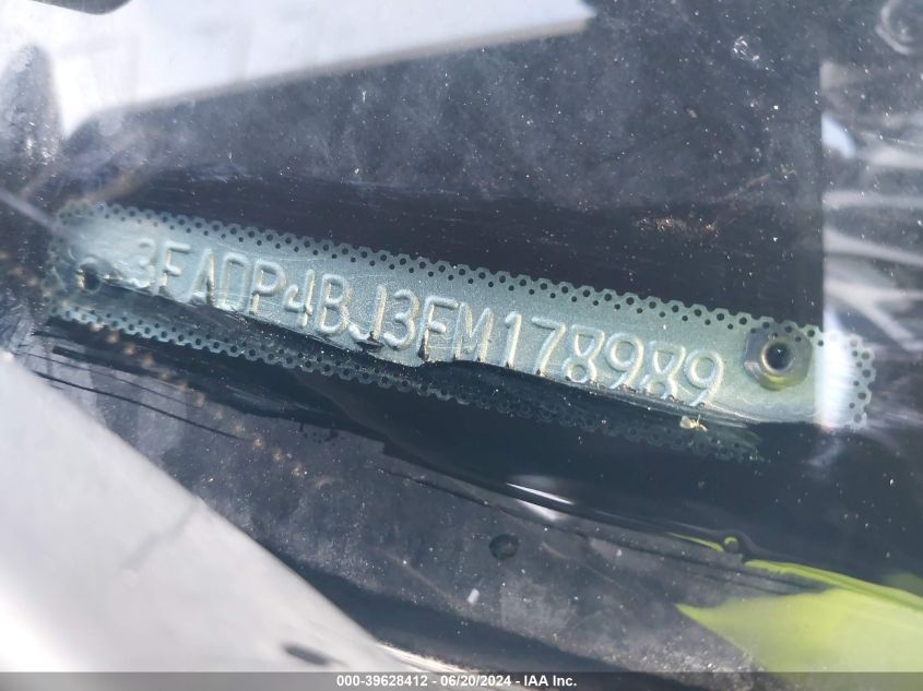 2015 FORD FIESTA SE - 3FADP4BJ3FM178989